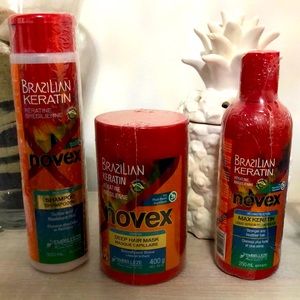 Novex Brazilian Keratin Liquid Treatment Bundle